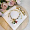 Pulsera de Hilo Balin y Perlas varios Dijes - Imagen 3