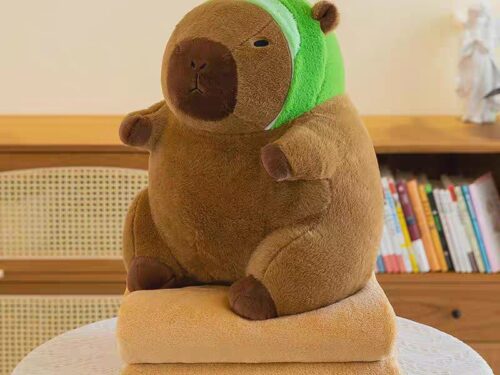 Peluche de Capibara con Gorro