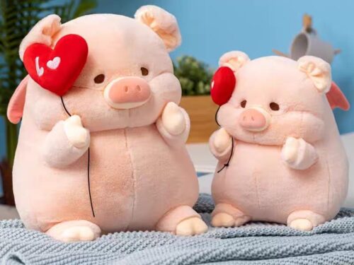 Peluche de Cerdito  40-45CM(Corazón)