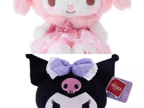 Peluche De Kuromi Y My Melody 30Cm
