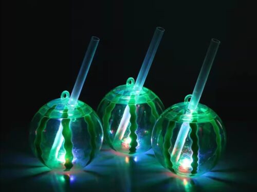 Vaso De Patilla Con Luces
