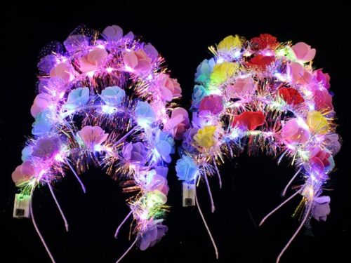 CINTILLO DE FLORES CON LUCES