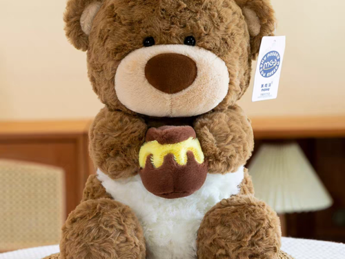 PELUCHE DE OSO CON TARRO DE MIEL