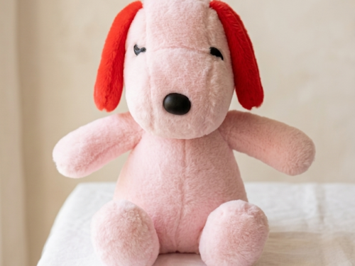 PELUCHE DE SNOOPY ROSADO