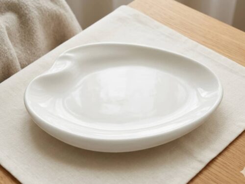 PLATO EN FORMA DE HOJA