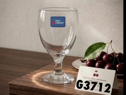 COPA DE AGUA RED CHERRY G3712