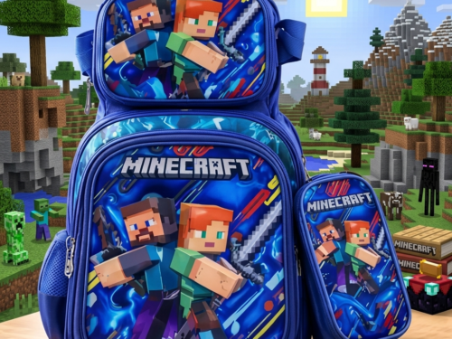 TRIPACK DE BOLSO ESCOLAR MINICRAFT
