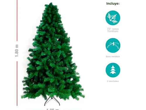ÁRBOL DE NAVIDAD 1.80CM