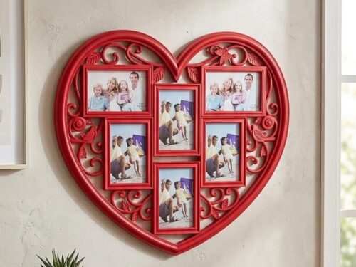 PORTARETRATO DE CORAZÓN