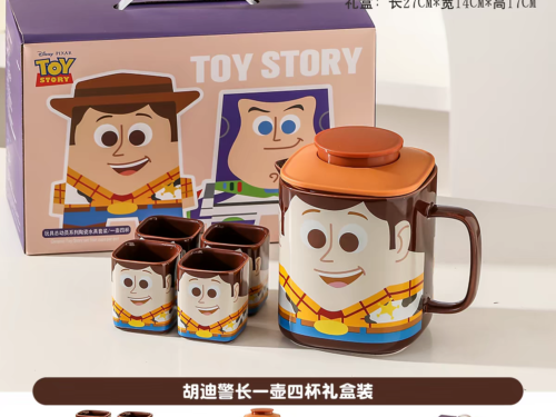 JUEGO DE JARRA Y VASOS DE TOY STORY