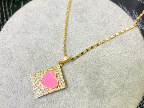 CADENA DE DAMA CON PLACA