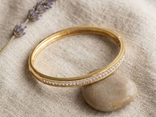 BRAZALETE DORADO LUJO