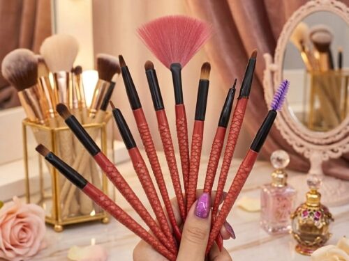 SET DE BROCHAS PARA MAQUILLAJE