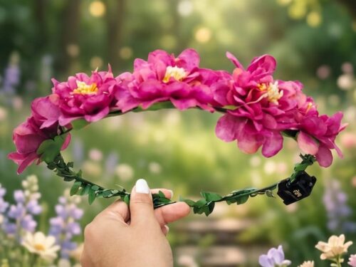 CORONA DE FLORES