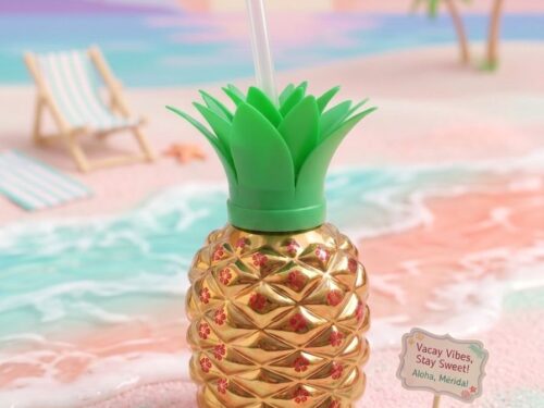 VASO DE PIÑA TORNASOL