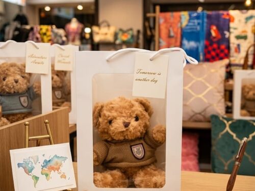 PELUCHE DE OSITO CON BOLSA