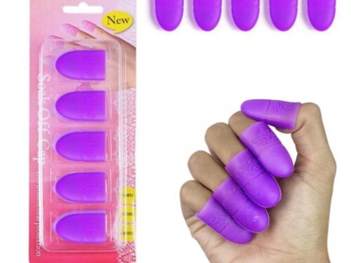 DEDILES DE SILICONA PARA RETIRAR ESMALTE SEMIPERMANENTE