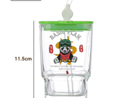 VASO CUADRADO DE VIDRIO