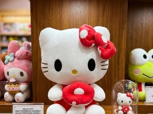 PELUCHE DE HELLO KITTY CON HONGO