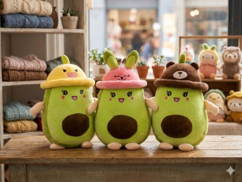 PELUCHE DE AGUACATE CON SOMBRERO