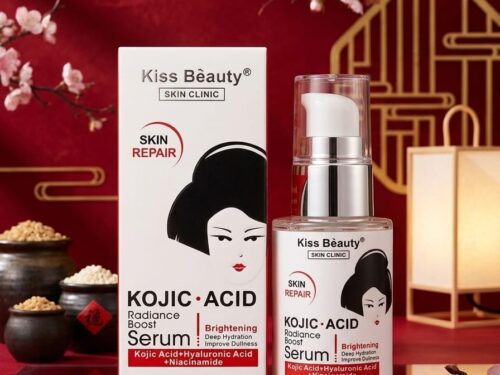 SERUM FACIAL DE ÁCIDO KÓJICO DE KISS BEAUTY
