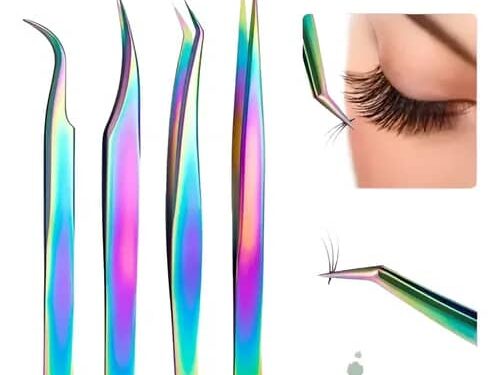 PINZA PARA EXTENSIÓN DE PESTAÑAS