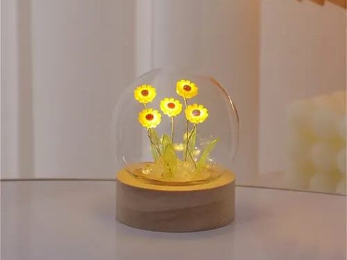 LÁMPARA DE GIRASOLES